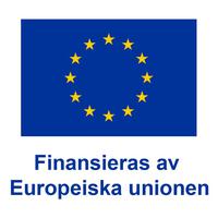 EU-emblem "Finansieras av Europeiska Unionen."